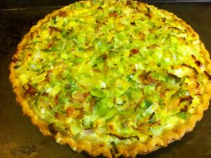 Tarte aux poireaux